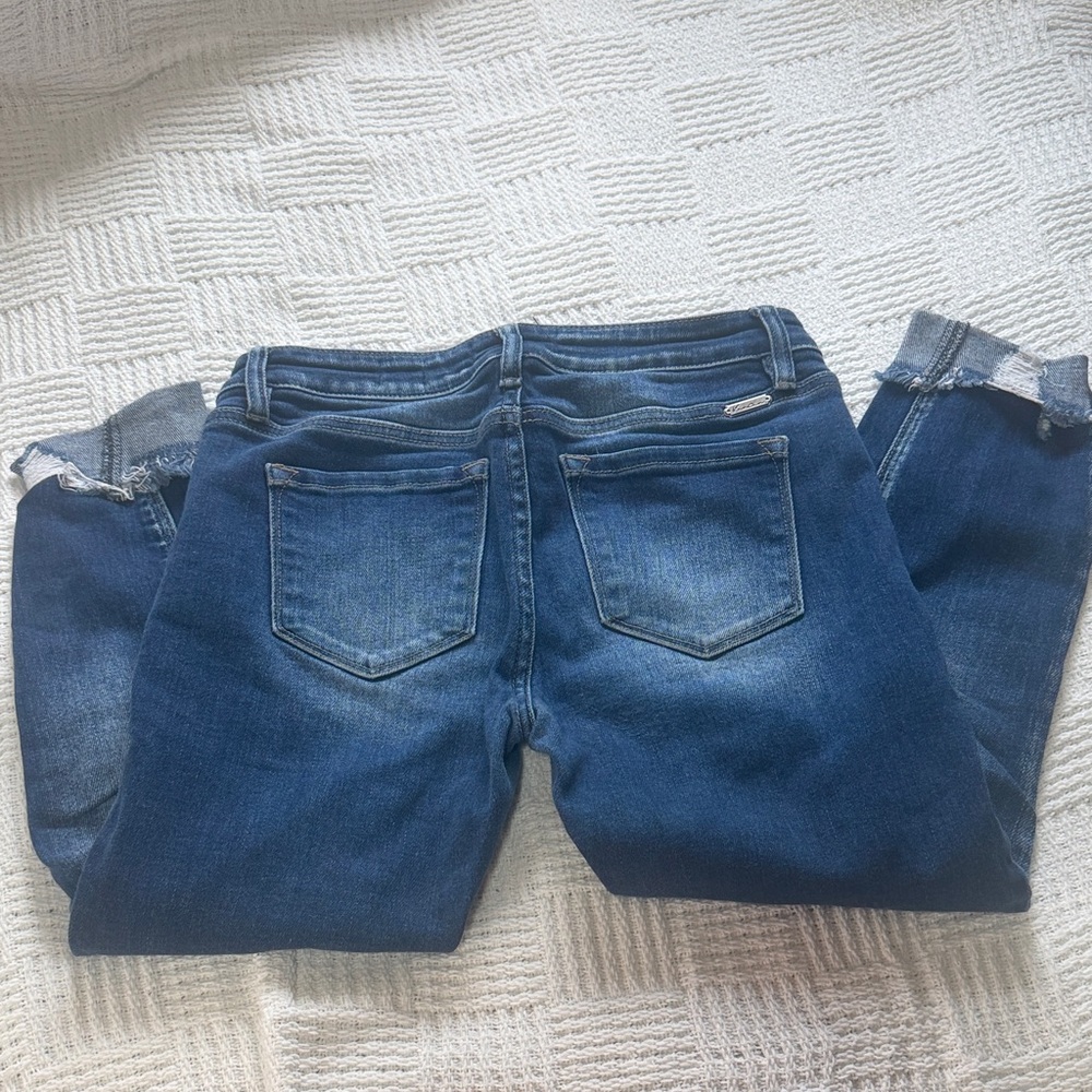 Kancan Dark Blue Skinny Jeans - Picture 4 of 5